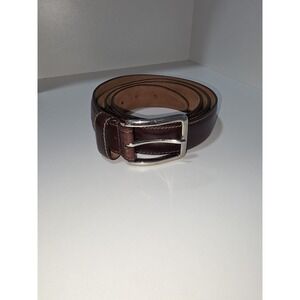 Fullum & Holt Style 06223 - Men's Brown Stitched Genuine Leather Belt-Sz 48/120‎